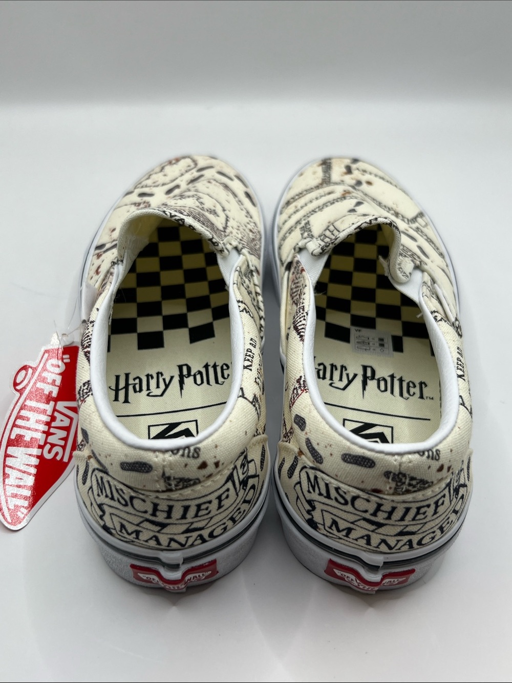 Vans Harry Potter Marauders Map Classic Slip-On - Picture 4 of 9